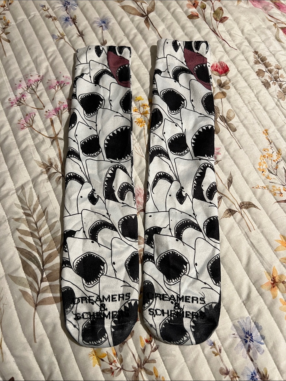 🦈 Dreamers and Schemers Riding Socks